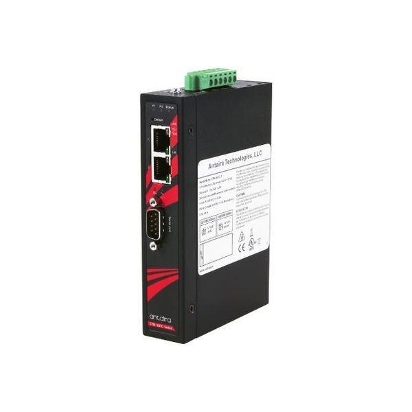 Antaira Industrial Modbus TCP two Ethernet port to one Serial 232,422,485 RTU/ASCII Gateway STM-601C-T